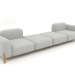 3D Modell Modulares Sofa (Komposition 18) - Vorschau