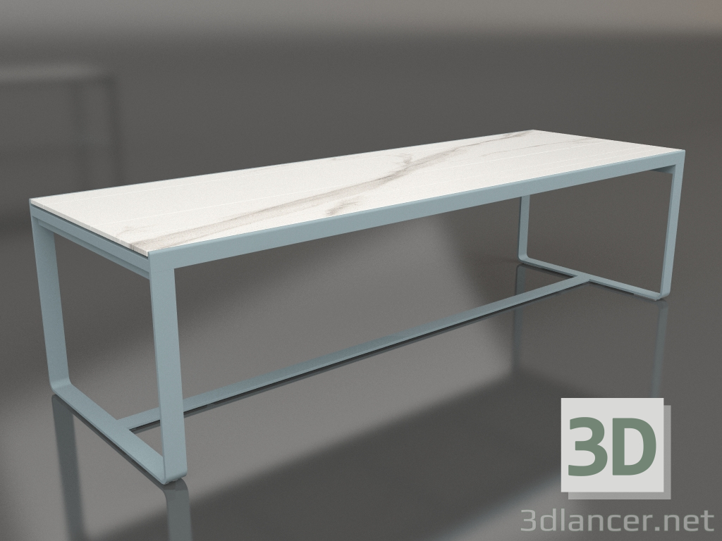 3d model Dining table 270 (DEKTON Aura, Blue gray) - preview