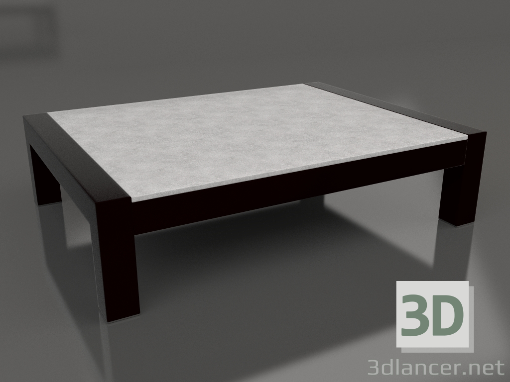 3d model Coffee table (Black, DEKTON Kreta) - preview