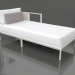 modello 3D Modulo divano, sezione 2 destra (Grigio agata) - anteprima