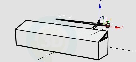 modèle 3D Épée basse - preview