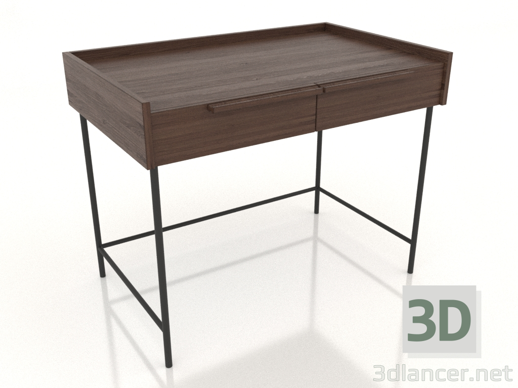 modello 3D Consolle 1 1000 mm (noce scuro) - anteprima