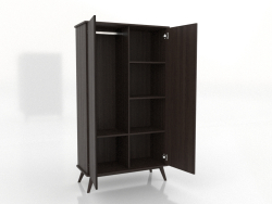 Dolap 4 1000x450x1800 mm (açık, dişbudak ceviz)