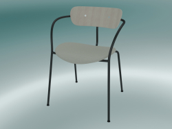 Pabellón de la silla (AV4, H 76cm, 52x56cm, Roble lacado, Balder 612)