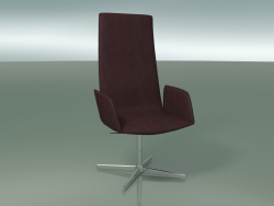 Manager chair 4914BR (4 legs, with soft armrests)