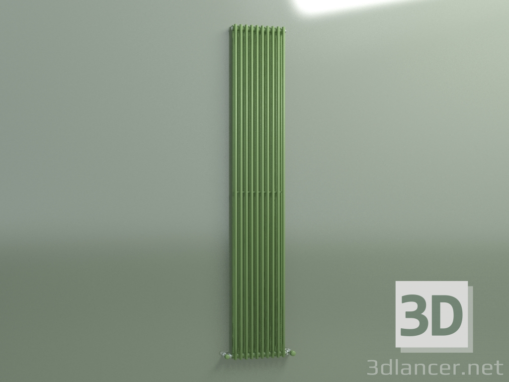 3d model Radiador vertical ARPA 2 (2020 10EL, verde salvia) - vista previa