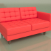 3d model Section double left Cosmo (Red leather) - preview