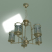 3d model Hanging chandelier 60040-5 (antique bronze) - preview