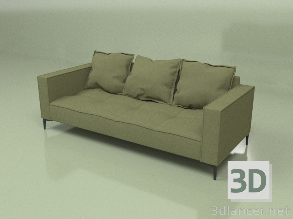 modello 3D Divano Marram (verde) - anteprima