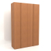 3d model Wardrobe MW 01 wood (1800x600x2800, wood red) - preview