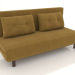 3d model Sofa bed Doris (yellow) - preview