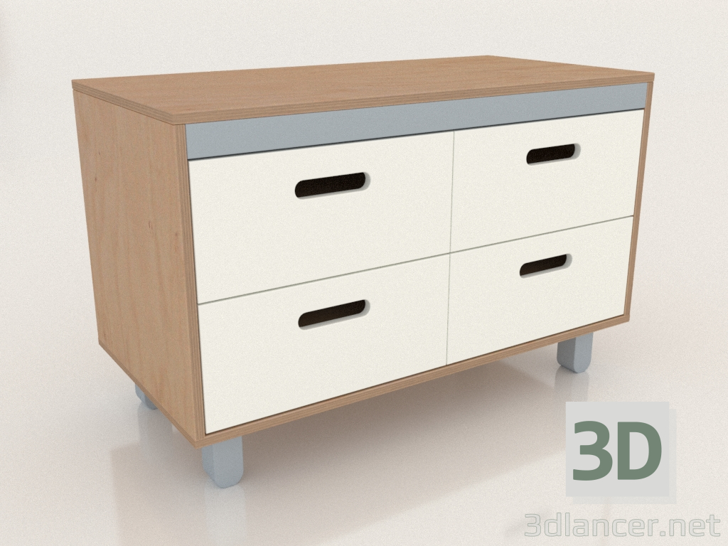 3d model Chest of drawers TUNE E (DQTEAA) - preview