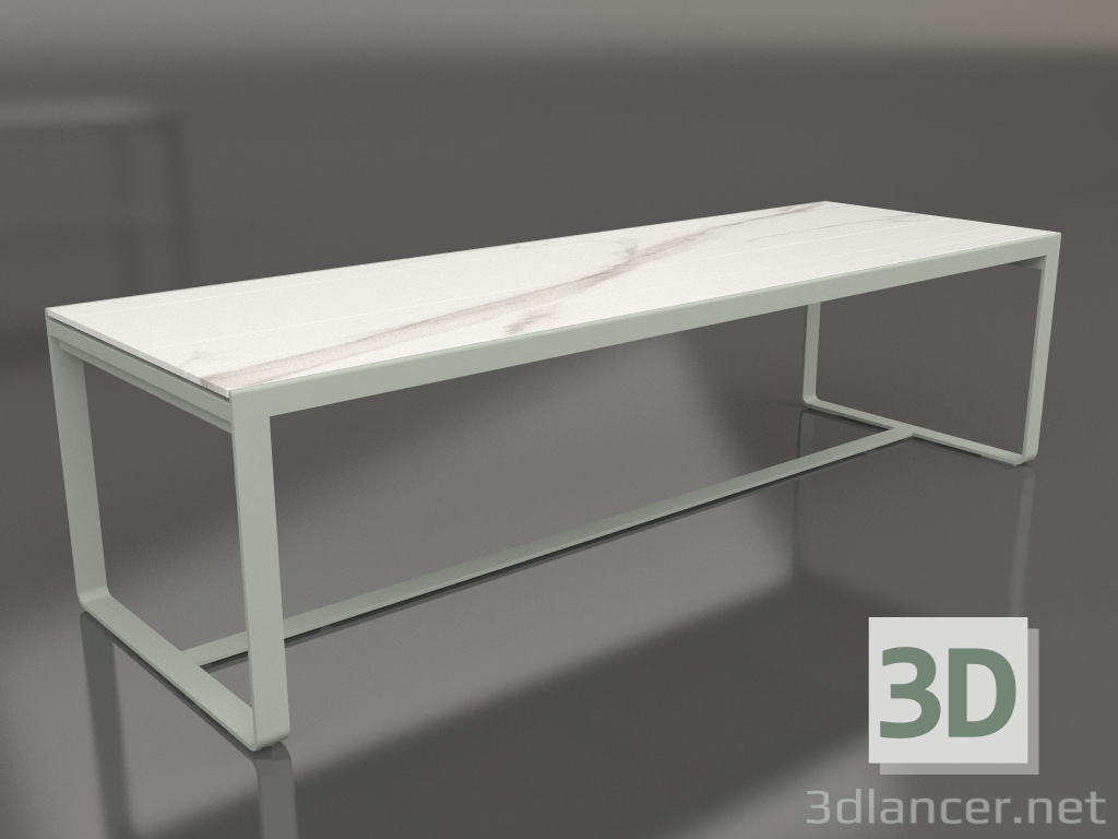 3d model Dining table 270 (DEKTON Aura, Cement gray) - preview