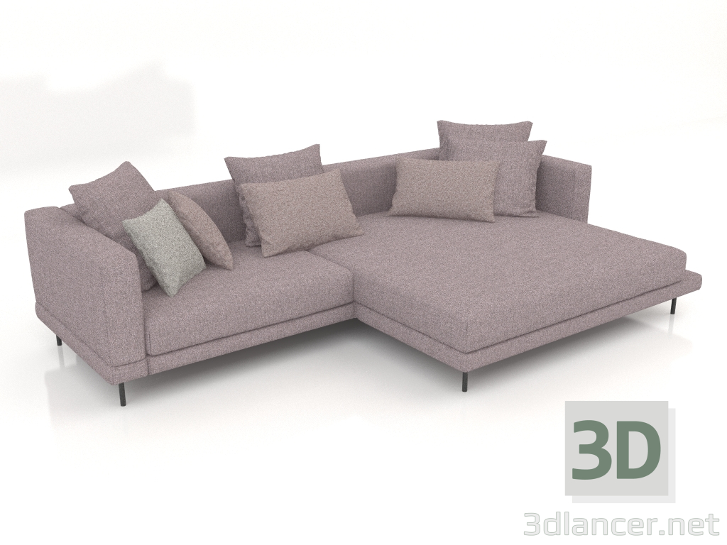 3D Modell Sofa Carol 3060 x 1080 (Baqueria 9) - Vorschau