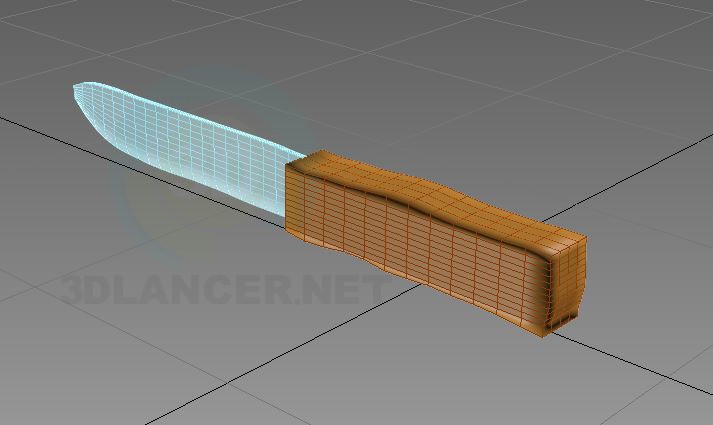 modelo 3D Cuchillo LowPoly - escuchar modelo 3D Cuchillo LowPoly - escuchar