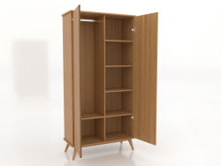 Cabinet 4 1000x450x2000 mm (open, natural oak)
