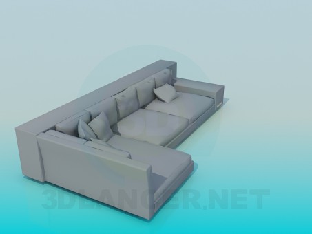 3d model Sofa - preview 3d model Sofa - preview