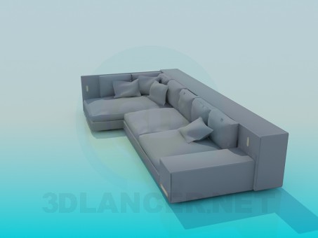 3d model Sofa - preview 3d model Sofa - preview