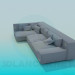 3D Modell Sofa - Vorschau