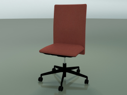 High back chair 6503 (5 castors, with removable padding, V39)