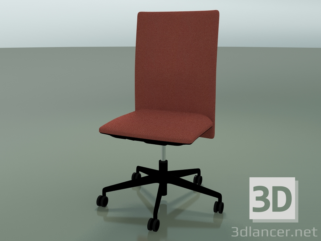 3D modeli Yüksek arka koltuk 6503 (5 tekerlekli, çıkarılabilir dolgulu, V39) - önizleme