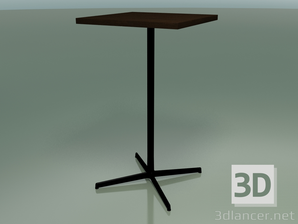 3D Modell Quadratischer Tisch 5568 (H 105,5 - 60 x 60 cm, Wenge, V39) - Vorschau