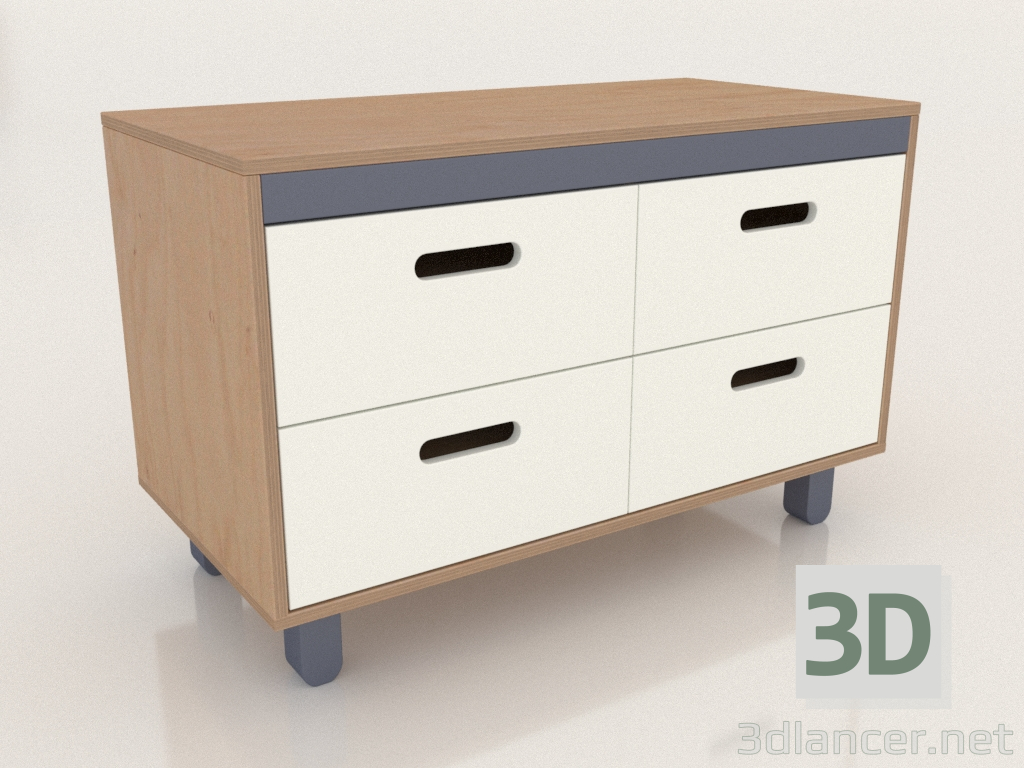 3d model Chest of drawers TUNE E (DITEAA) - preview