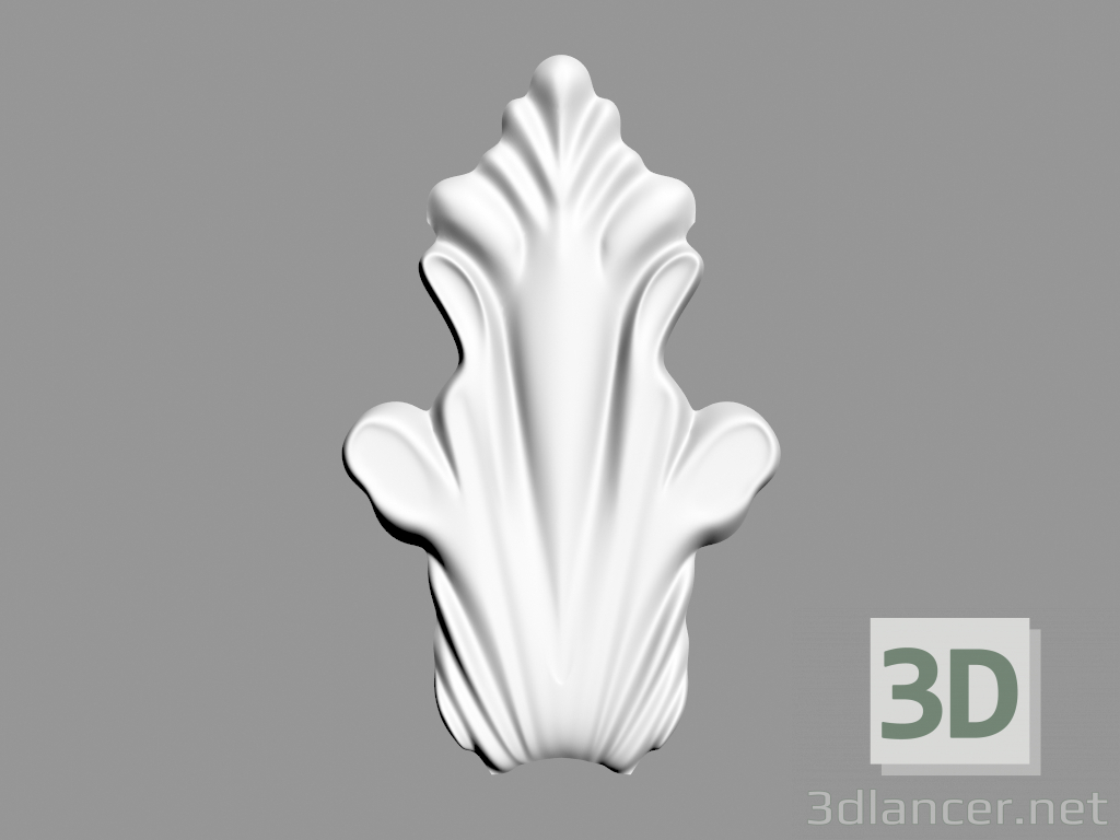 3D Modell Wanddekoration (F2) - Vorschau