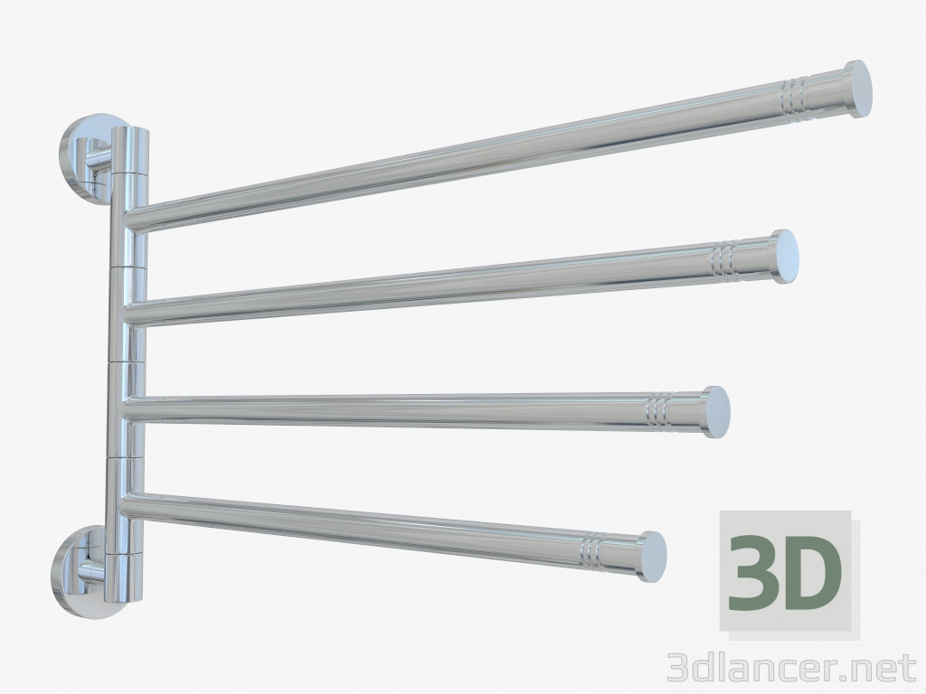 modèle 3D Porte-serviettes VEER-4 rotatif (L 425) - preview