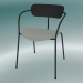 modello 3D Chair Pavilion (AV4, H 76cm, 52x56cm, Rovere laccato nero, Balder 612) - anteprima