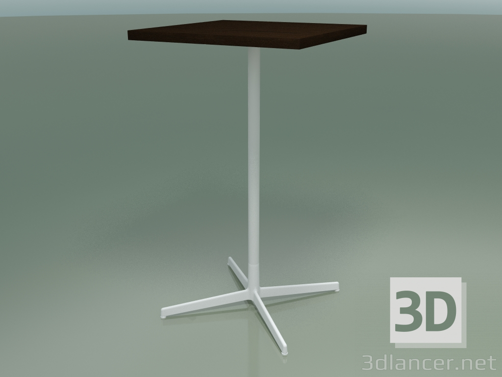 3d model Square table 5568 (H 105.5 - 60x60 cm, Wenge, V12) - preview