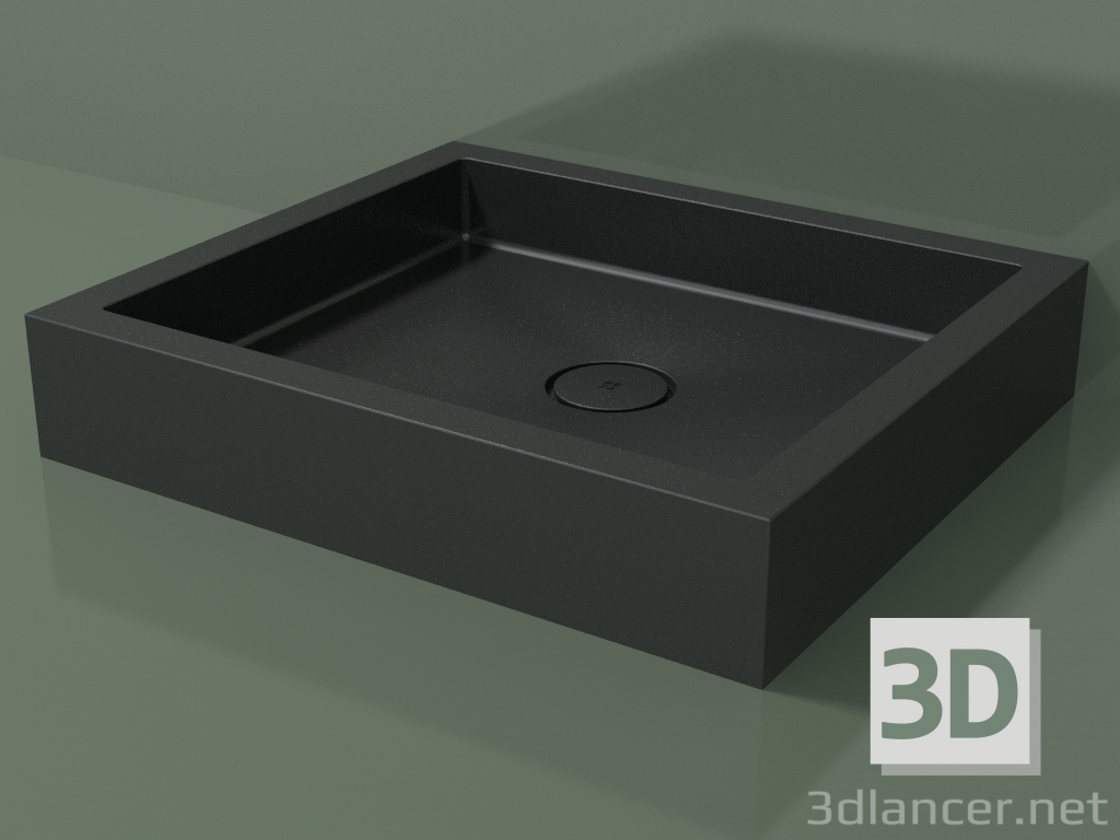 3D Modell Duschwanne Alto (30UA0117, Deep Nocturne C38, 80x70 cm) - Vorschau