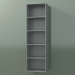3d model Wall tall cabinet (8DUBDC01, Silver Gray C35, L 36, P 24, H 120 cm) - preview