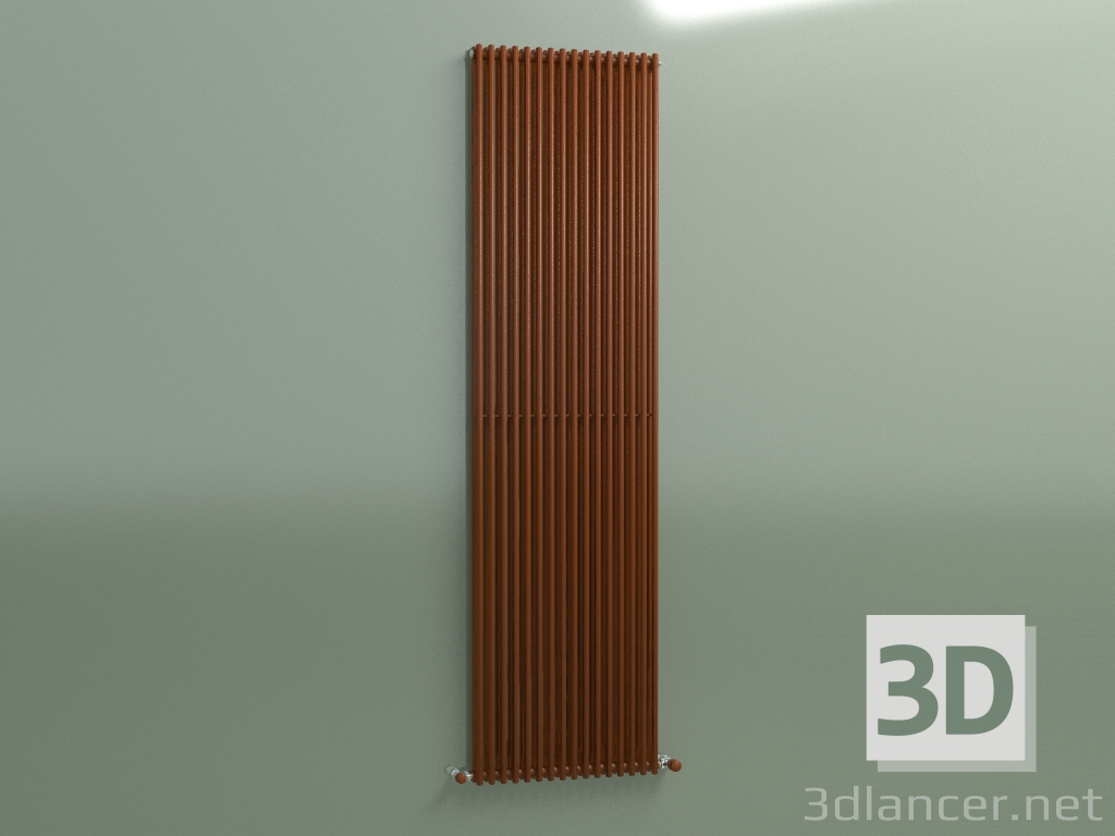 3d model Radiador vertical ARPA 2 (2020 16EL, Marrón óxido) - vista previa