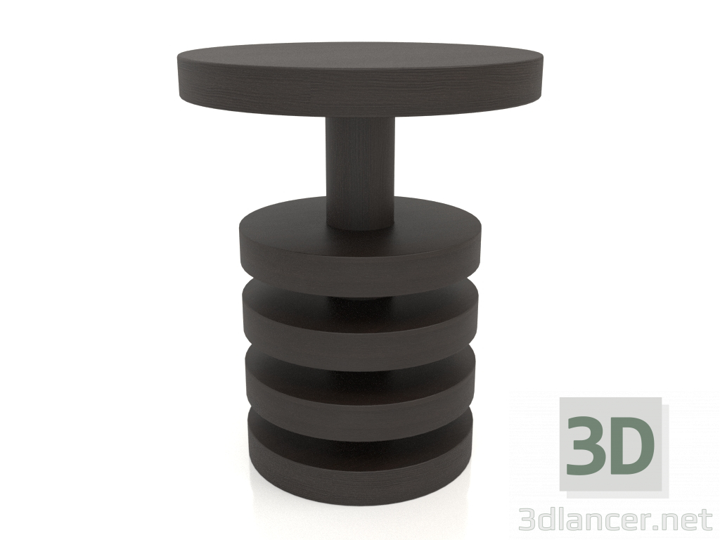 modèle 3D Table basse JT 04 (D=450x550, bois marron foncé) - preview