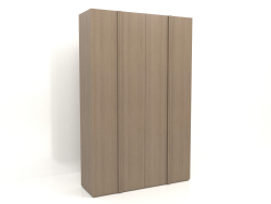 Wardrobe MW 01 wood (1800x600x2800, wood grey)