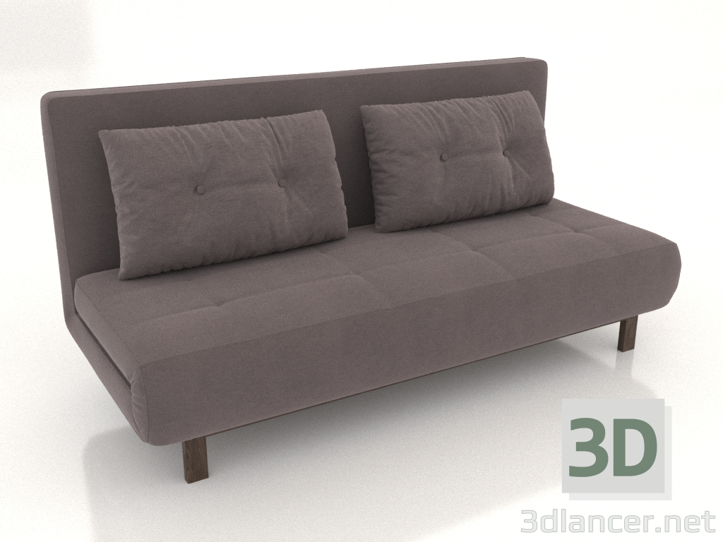 3 डी मॉडल सोफा बेड डोरिस (ग्रे-बेज) - पूर्वावलोकन