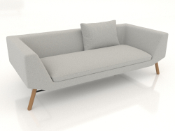 2,5-Sitzer-Sofa (Holzbeine)