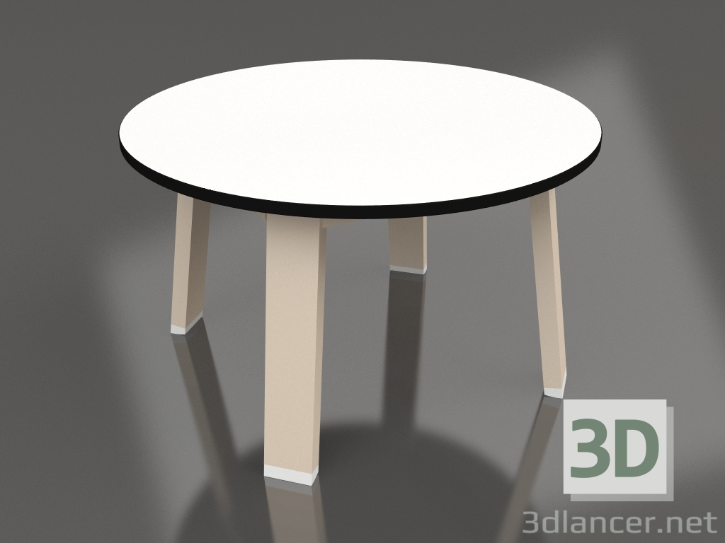 modello 3D Tavolino rotondo (Sabbia, Fenolico) - anteprima