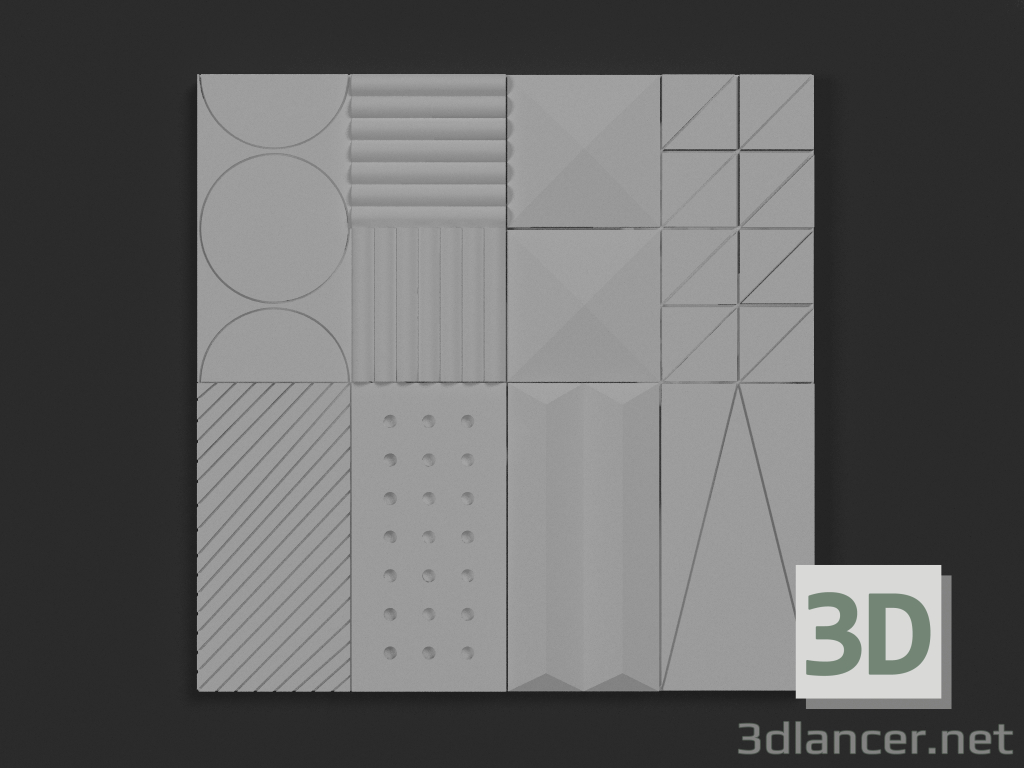 3d model Domino 2 plasterboard - preview