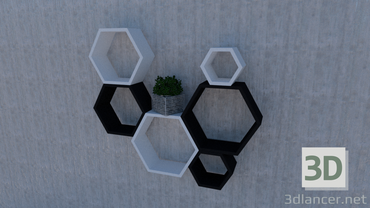 modèle 3D de Tablette sous forme de nids d'abeilles acheter - rendu