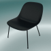 3d model Lounge chair with tubes at the base of Fiber (Black) - preview