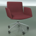 Modelo 3d Cadeira de conferência 4900BR (5 rodízios, com braços macios) - preview