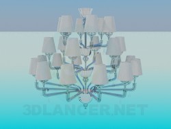 A large chandelier