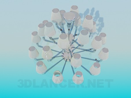 3d модель Большая люстра – превью 3d модель Большая люстра – превью