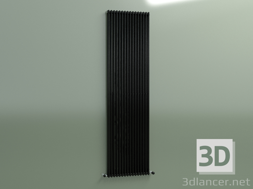 3d model Radiador vertical ARPA 2 (2020 16EL, Negro) - vista previa