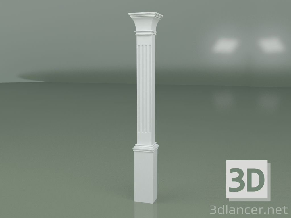 modello 3D Lesena in gesso PL001 - anteprima
