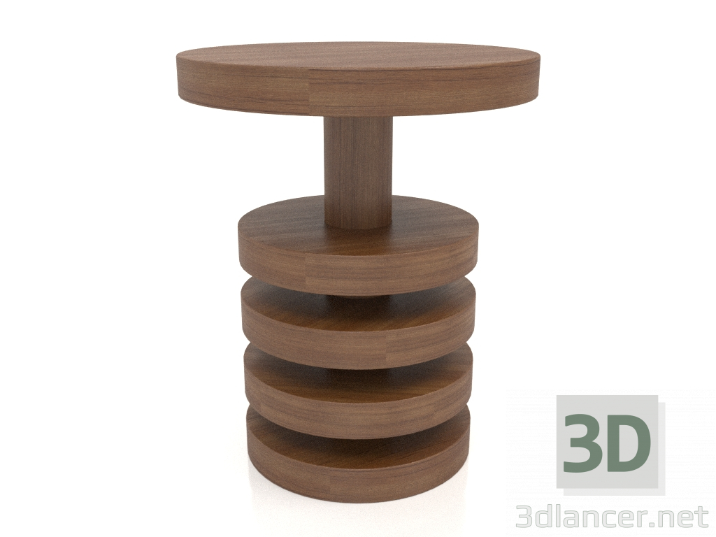 modèle 3D Table basse JT 04 (D=450x550, bois brun clair) - preview