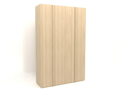 Wardrobe MW 01 wood (1800x600x2800, wood white)