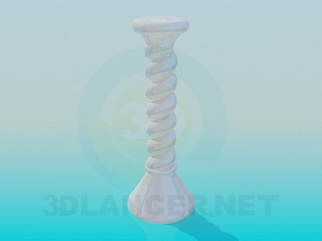 3d model Ceramic candle holder - preview